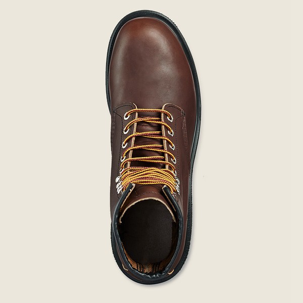 Red Wing Safety Bot Erkek - Supersole® - 8-Inch Toe - Kahverengi - 68AGZPOKU